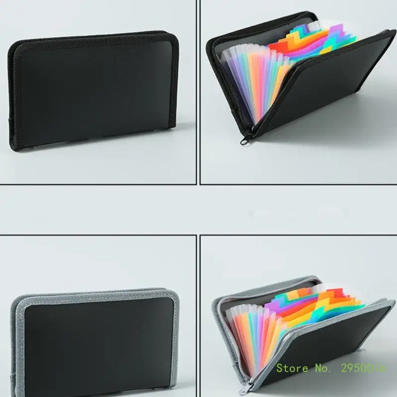 Расширяемая папка для файлов 13 карманов органайзер чеков маленькая аккордеона