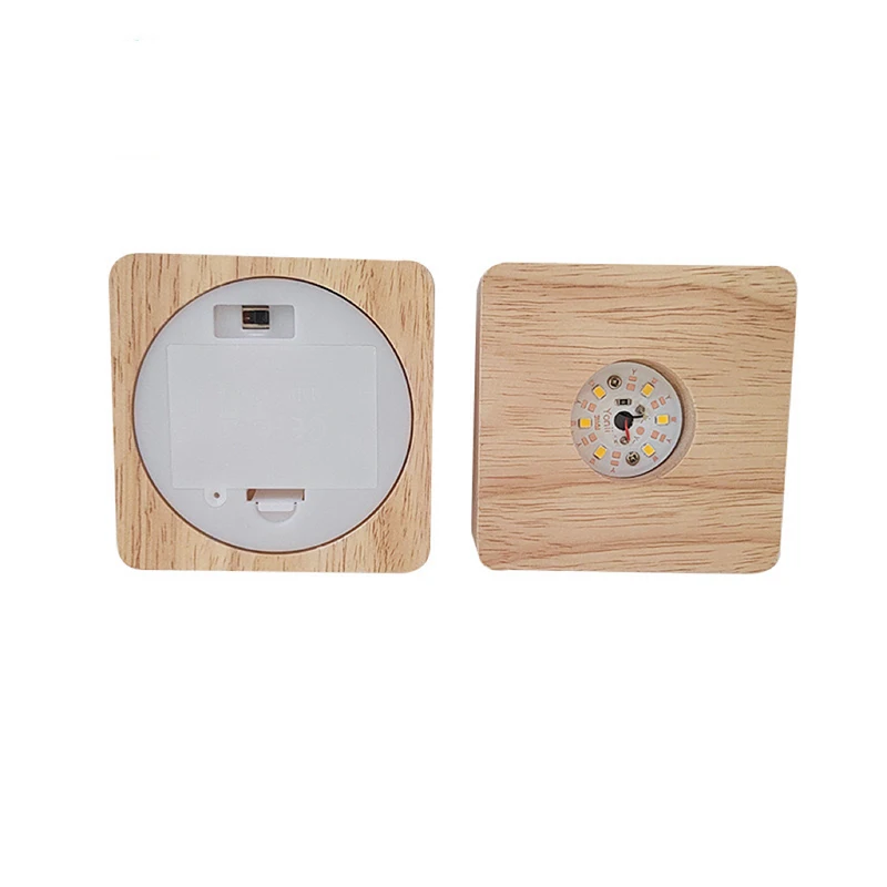 

Деревянный квадратный светильник для хрустальных шаров