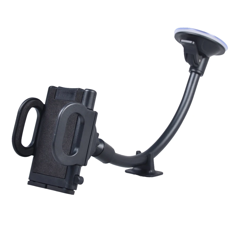 

Rubber Accessories Bracket Hands Free Rotate Clip Phone Holder Suction Cup Universal Car Flexible Stand Windshield Mount Stable