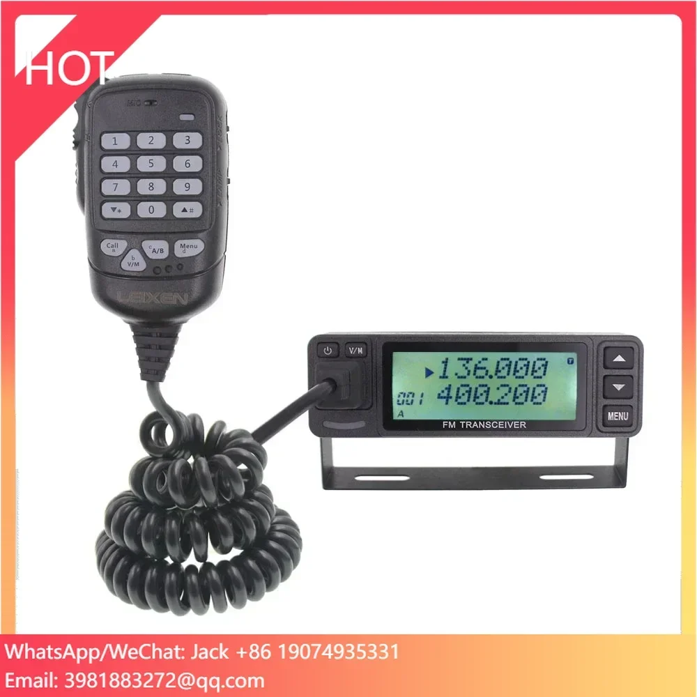 Фото Радиостанция LEIXEN UV-998 25W, двухдиапазонная 144/430 МГц, автомобильная, для любительской связи, улучшенная версия VV-898S, двухсторонняя связь. №1