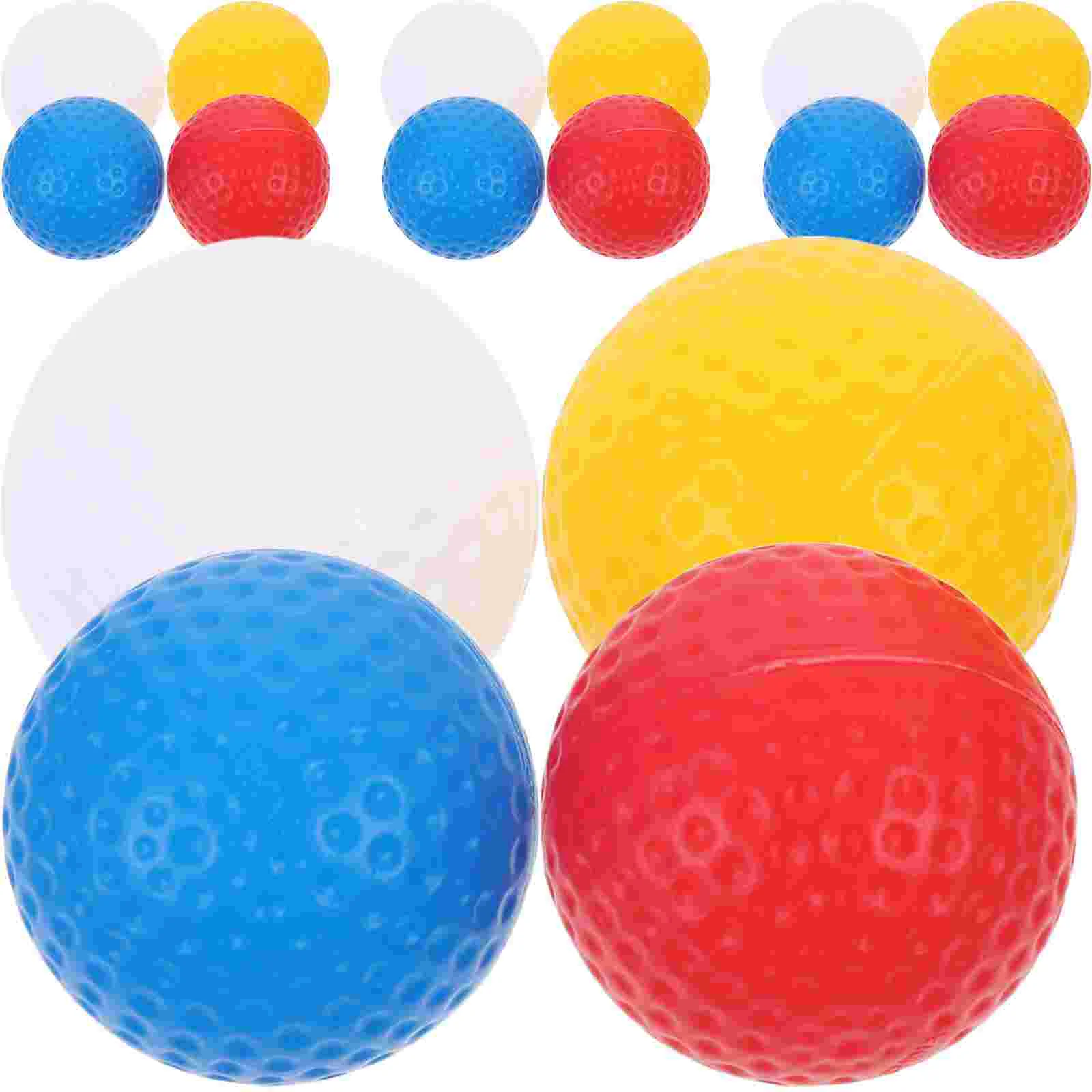 S Small Training Kids Colored Golfing Ball Plastic Hollow Exercise Accessory