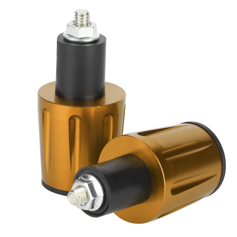 

22mm Aluminum Motorcycle Handlebar Slider Bar End Plugs for Dirt Bike Street Car(Orange)