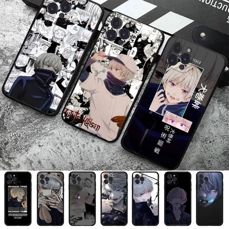 

Anime Jujutsu Kaisen Inumaki Toge Phone Case For iPhone 14 11 12 13 Mini Pro XS Max Cover 6 7 8 Plus X XR SE 2020 Funda Shell