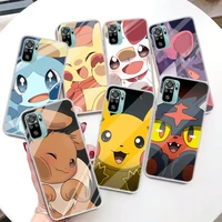 pokemon pikachu anime coque phone case for xiaomi redmi 10 9 9a 9c 9t 8 8a 7 7a 10a 10c prime 6 6a k20 k30 k40 pro s2 soft cover