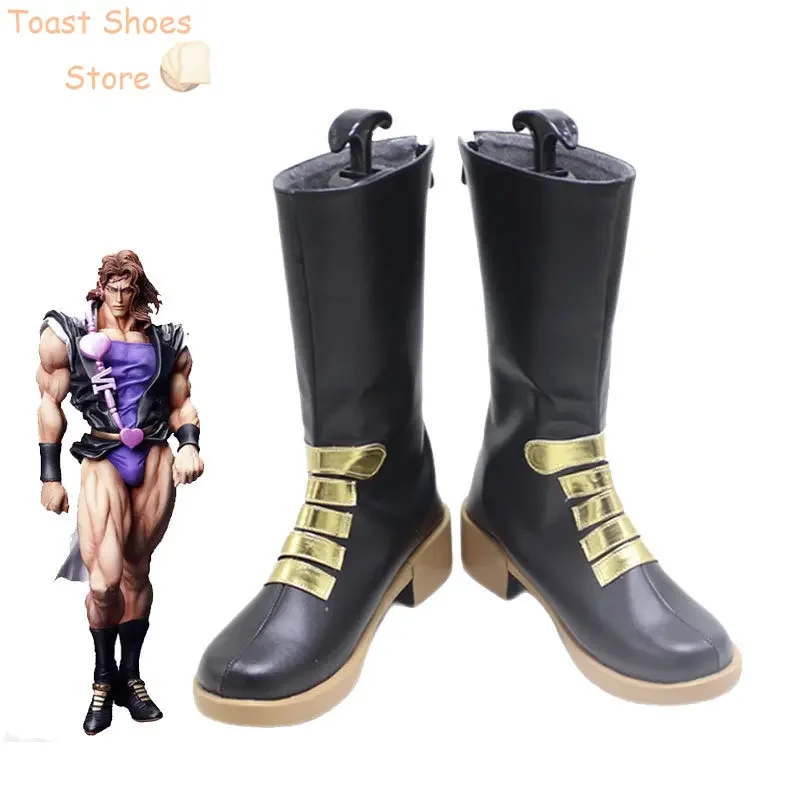 Аниме JoJo'sBizarreAdventure Vanilla Ice Обувь для косплея из искусственной кожи Опора