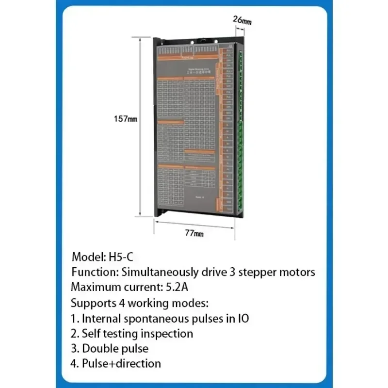 Шаговый драйвер 2-в-1/3-в-1/4в-1 Многов-1 Драйвер шагового двигателя с открытым