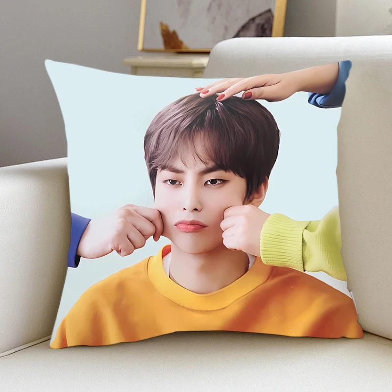 KPOP XIUMIN EXO Квадратная Наволочка-домашний Декор Автомобильный Офис Dackimakura Стиль