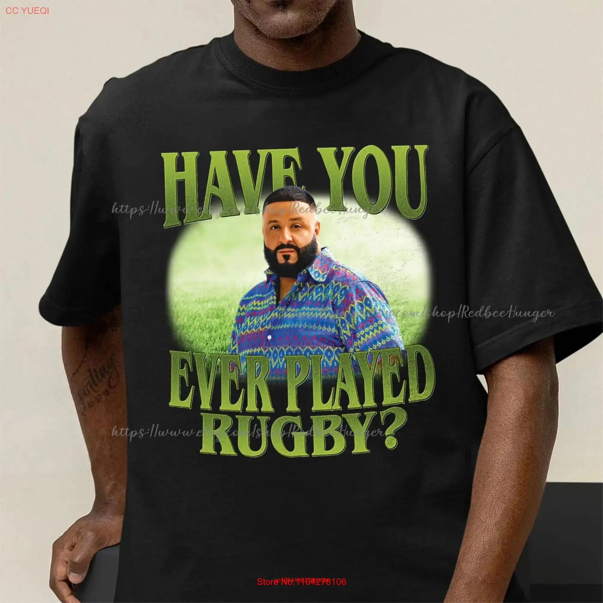 Футболка с забавной мемой и шуткой для регби Dj Khaled SweaT Merch длинными или короткими