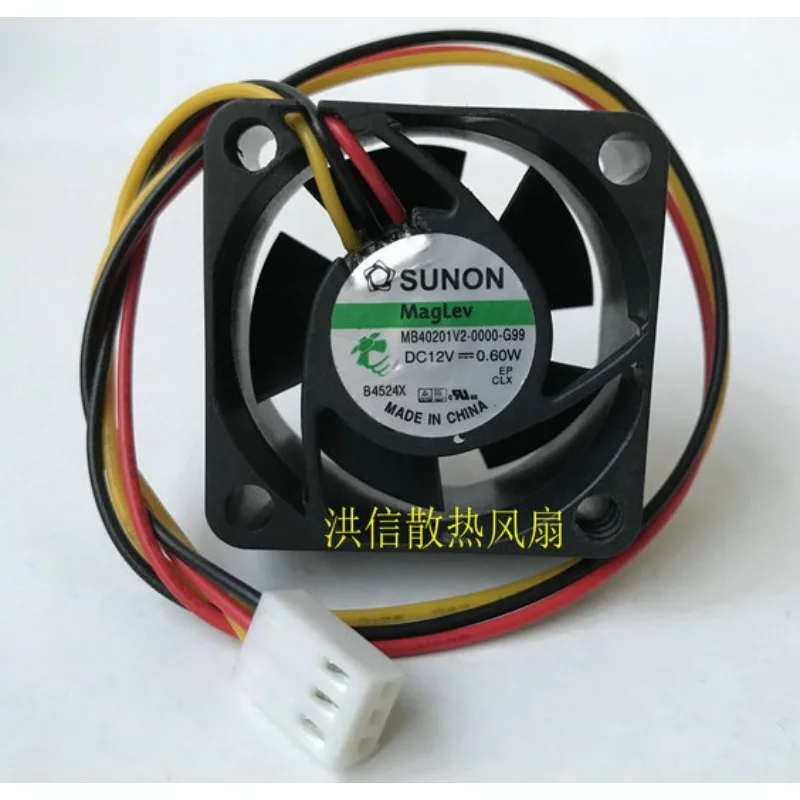 

New CPU Cooler Fan for SUNON MB40201V2-0000-G99 DC 12V 0.6W Silent Cooling Fan
