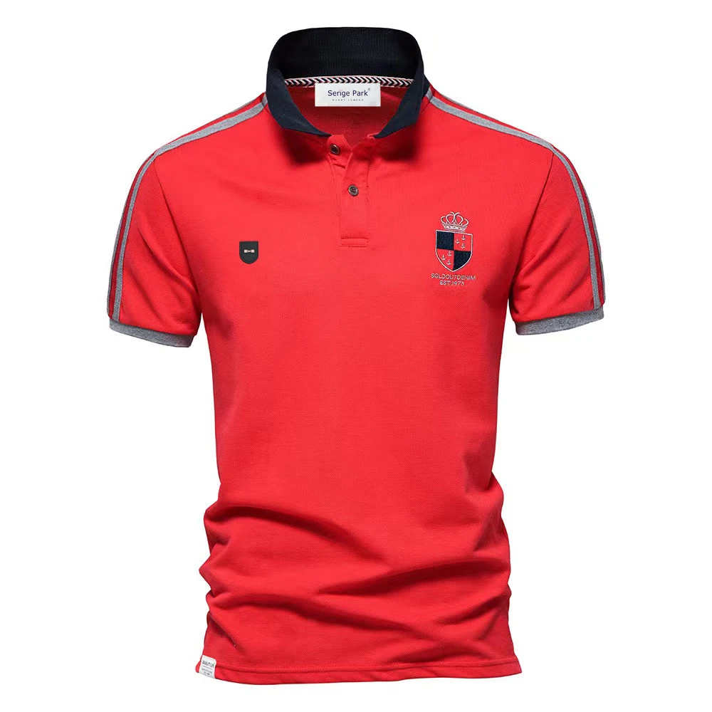 men's classical polo shirt Solide color shirts for man summer new collection men clothing luxury brand park stripe high quality |