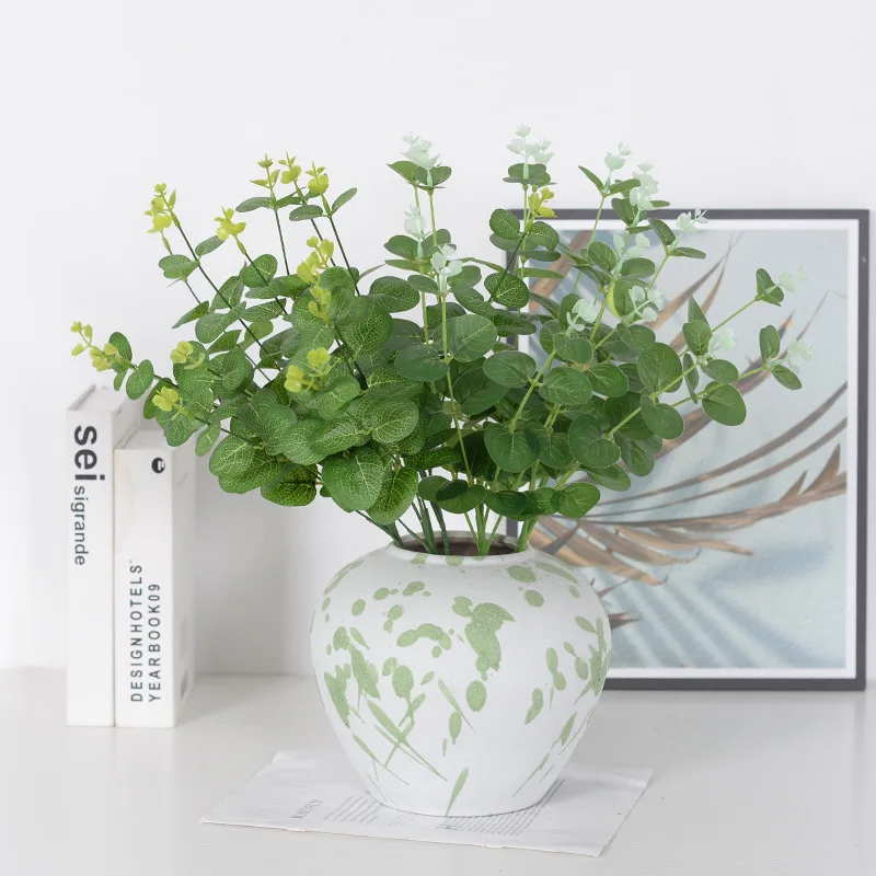

Manufacturers Wholesale Lysimachia Eucalyptus Simulation Green Plant Wedding Props Simulation Flower Arrangement Decoration