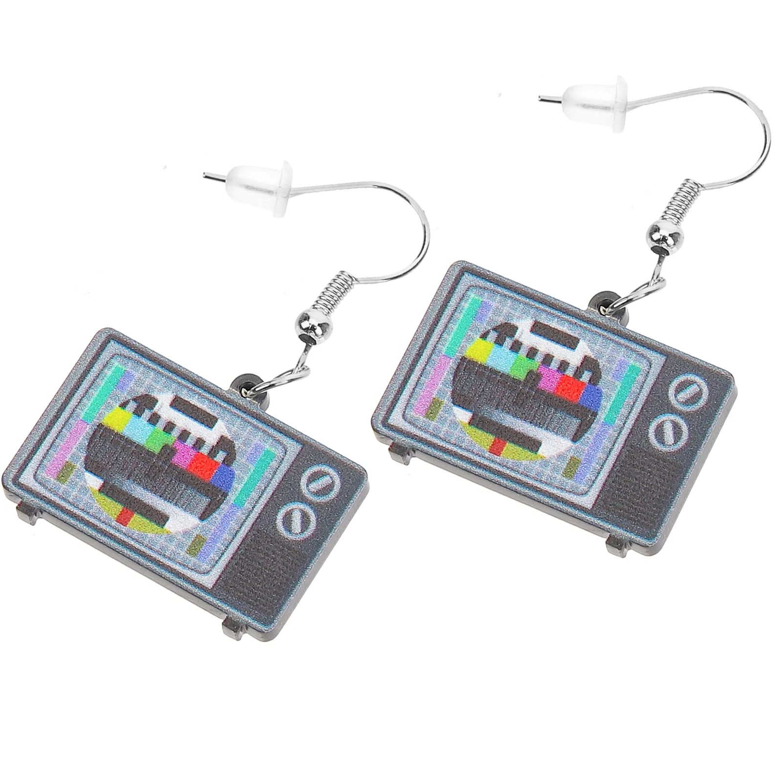 

Earrings Statement Earrings Women Ear Dangle 70s Earrings Personality Dangle Earrings Acrylic Funny Creative Earrings Miss