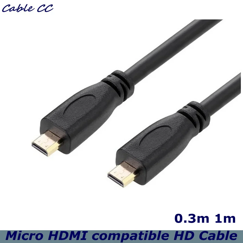 Micro HDMI-совместимый штекер к Штекер кабель для SamSung MOTO HTC DC DV 30 см 100