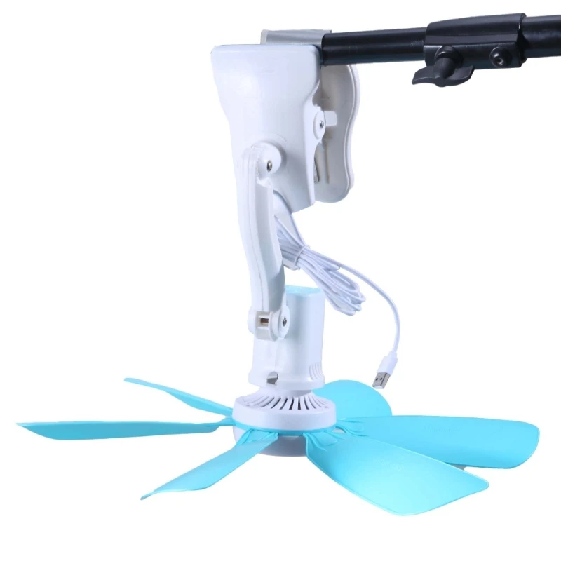 17-дюймовый 5 В Вт бесшумный электрический USB-вентилятор с зажимом настольный