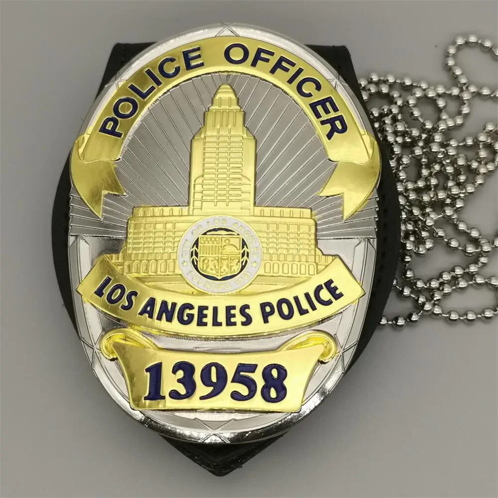 

U.S. Los Angeles LAPD detective badge NO.13958 tactical supplies Exquisite gift