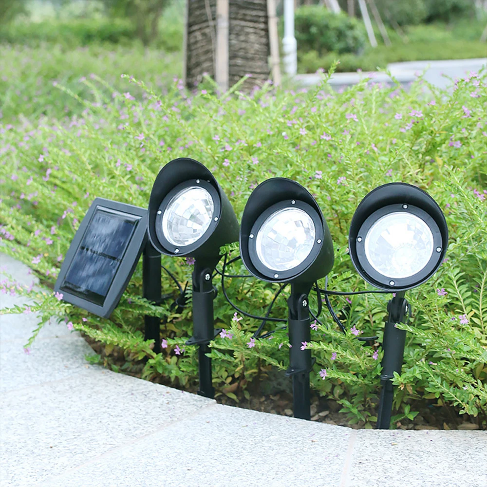 Солнечный Прожектор уличное освещение для ландшафта сада с питанием от солнца IP65