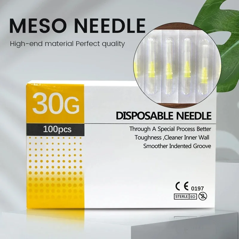 

Disposable Cosmetic Mesotherapy Needle Painless Fine Small Needle Sharp Smooth Medical Sterile Plastic Hypodermic Needle