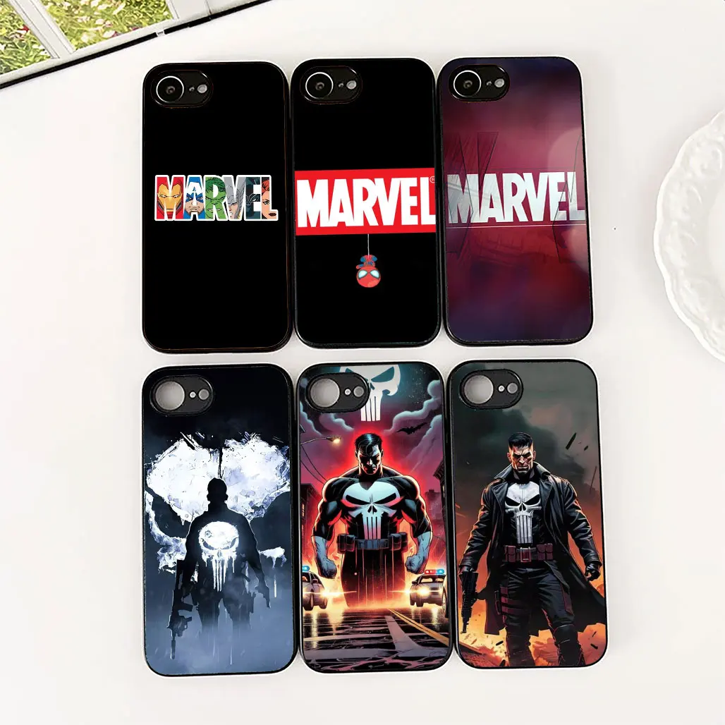 Фото Чехол-накладка с постером и изображением Черепа Punisher Marvel для Apple iPhone 16, 14, 15 Plus, 11 Pro Max, 16E ProMax, 15Plus, 15+, 16+ №4