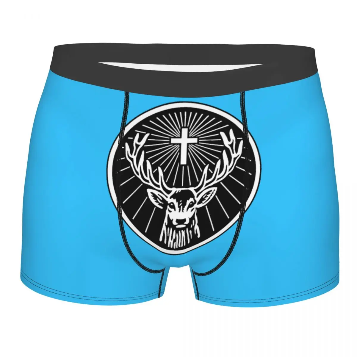 Custom Jagermeisters Underwear Men Print Boxer Shorts Panties Briefs Soft Underpants