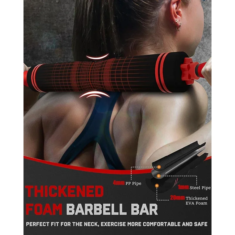 Регулируемый набор гантелей 4-в-1 — восьмиугольная конструкция с защитой от