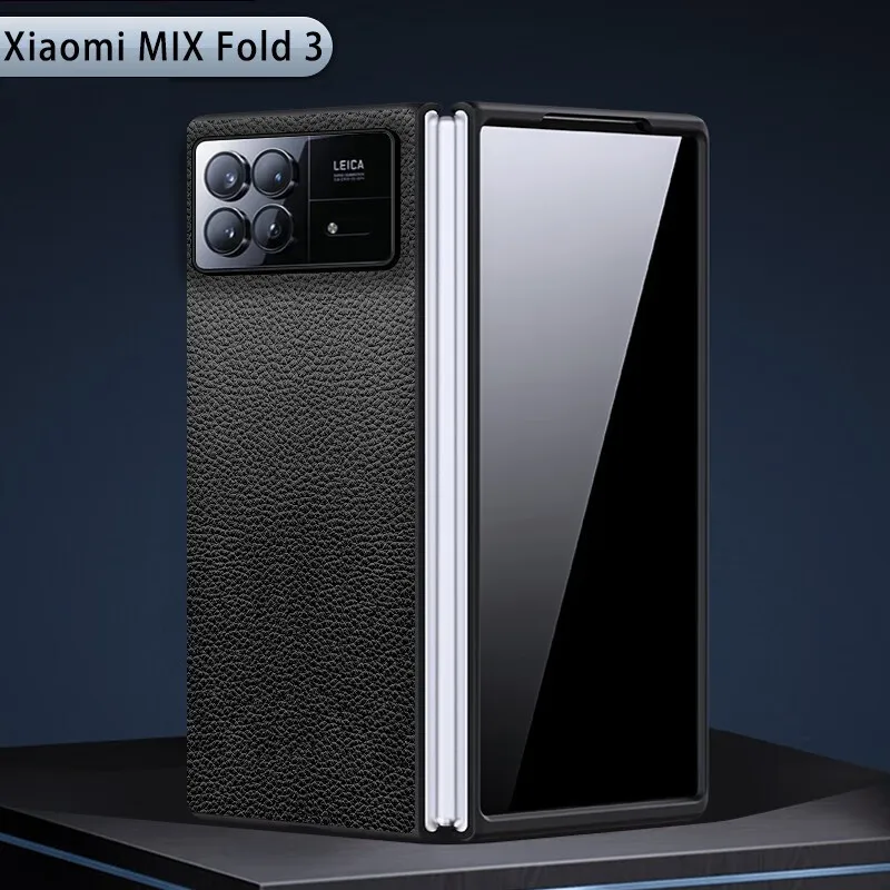 

Кожаный материал для Xiao-mi Mi Mix Fold 3 Чехол