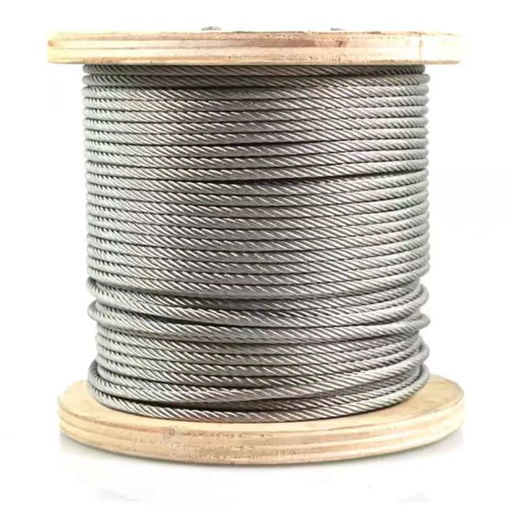 Прямые продажи с фабрики диаметр 0 3 мм 5 1 2 стальной трос веревка для белья