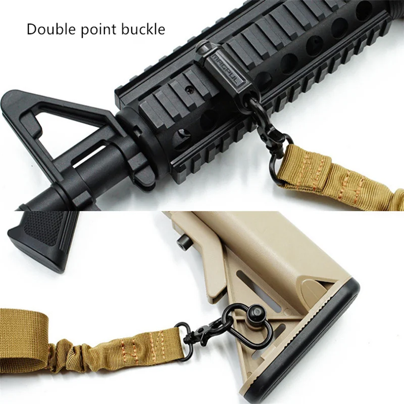 

Тактический двухточечный ремень SOETAC для пистолета, плечевой ремень, ремень для винтовки с металлическим ремнем для пистолета, аксессуары д...