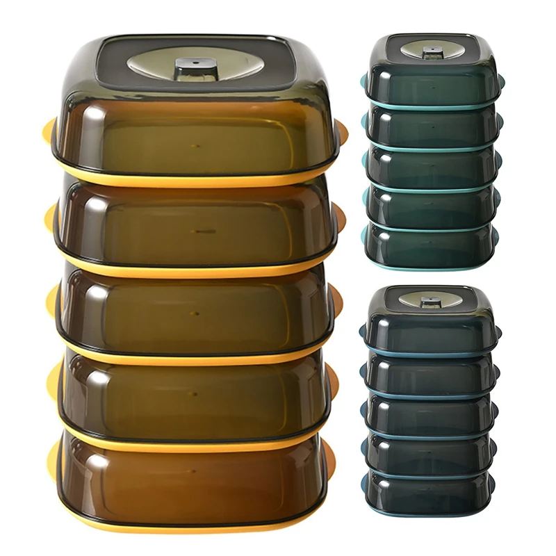 

5 Tier Insulation Food Cover Stackable Food Keeper With Dustproof Cover Food Insulated Cabinet Food Storage Container