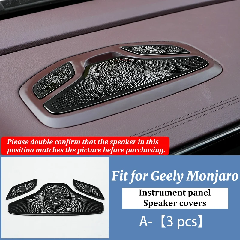

LINNUNU джили монжаро аудио динамик подходит для Geely Monjaro KX11 Manjaro клаксон крышки Центрального управления Громкоговоритель soundCover аксессуары для интерьера