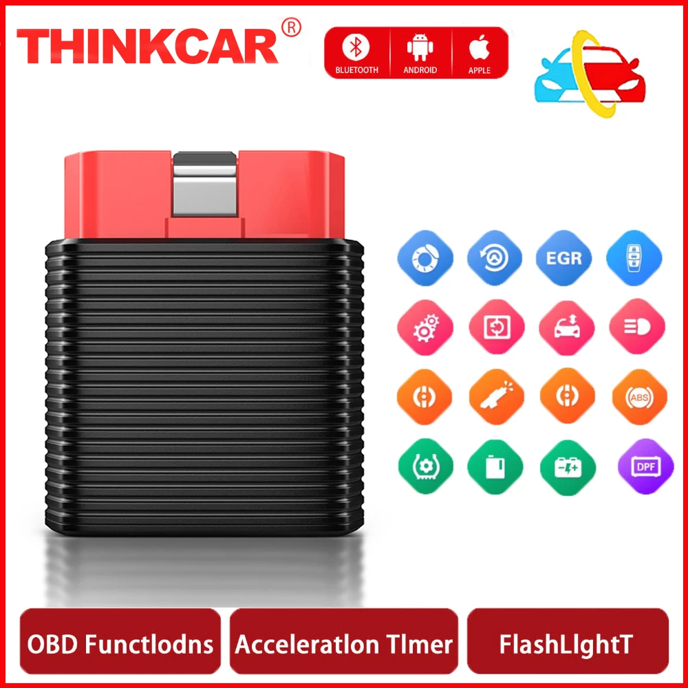 

Bluetooth-сканер ThinkCar Pro Thinkcar 2 с поддержкой OBD2 и функцией считывания кодов
