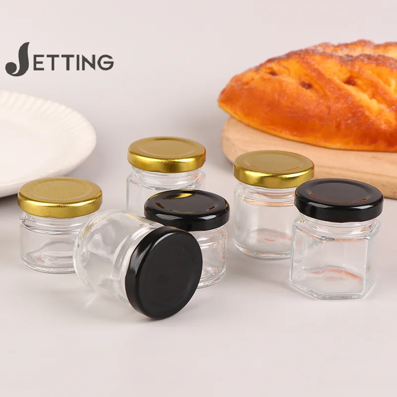 2 шт. стеклянный мини-горшок для меда с крышкой