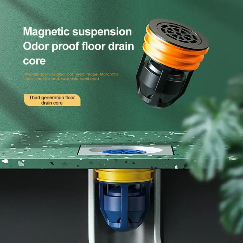 

Toilet Deodorant Floor Drain Core Sewer Anti-Blocking Stopper Sink Strainer Bath Shower Siphon Plug Kitchen Bathroom Accessories
