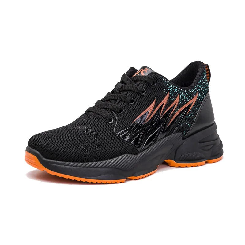 

2022 spring new flying woven breathable sports casual shoes non-slip wear-resistant student running shoes