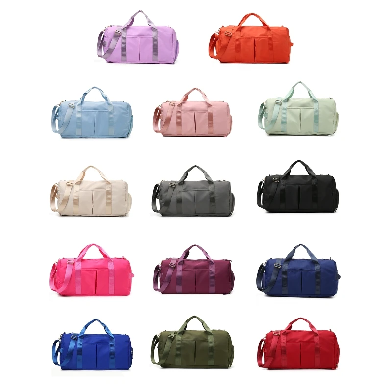 

Outdoor Waterproof Nylon Sports Gym Bags Adult Training Fitness Travel Handbag