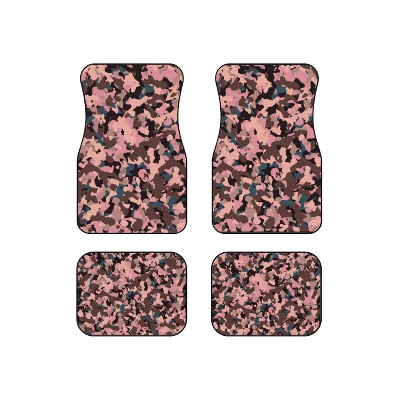 

Розовый Камуфляжный коврик для автомобиля-набор из 4 предметов