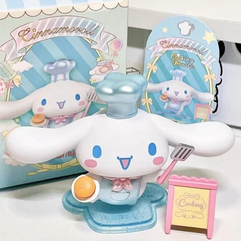 7-9 см Подлинная серия Miniso Cinnamoroll для приготовления пищи хижины из ПВХ украшения