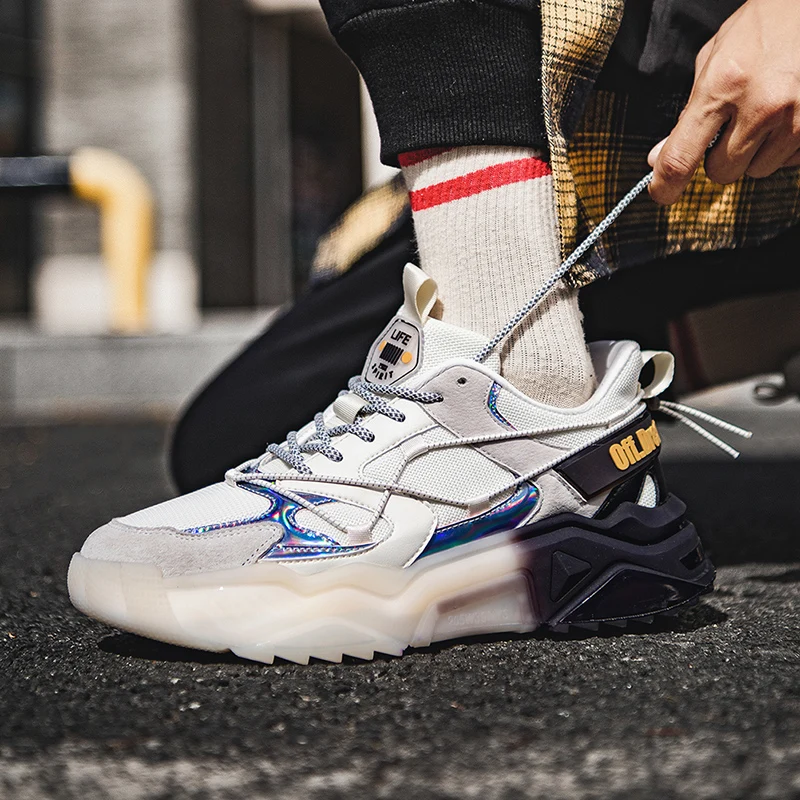 Male Running Shoes Breathable Jogging Sport Shoes High-quality Gym Designer Walking Zapatillas Hombre Spring 2022 Sneakers Men