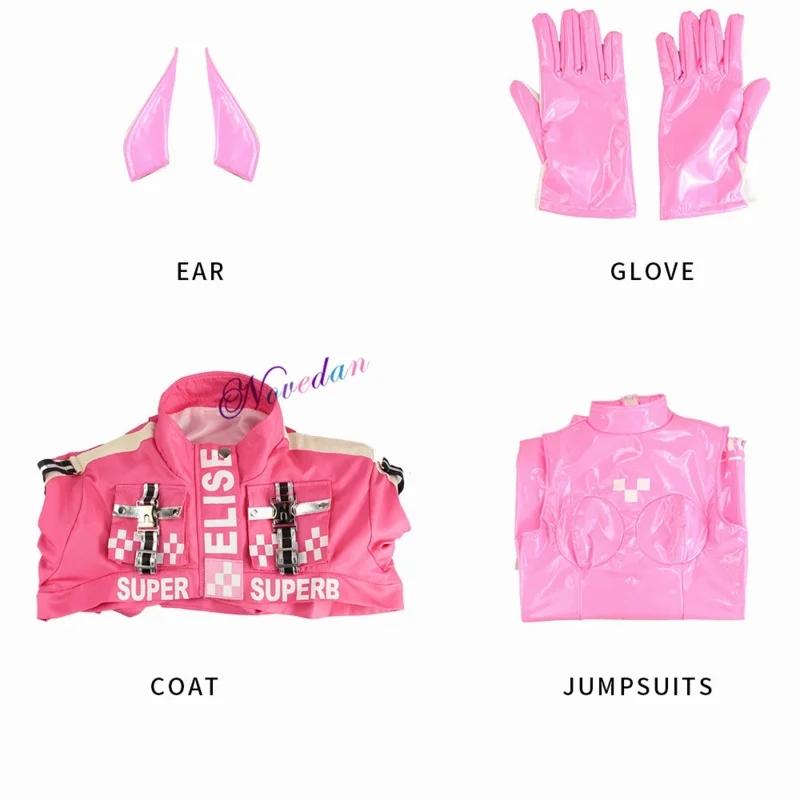 Костюм для косплея богини победы НИККЕ Элис латексный костюм-кошка пиджак