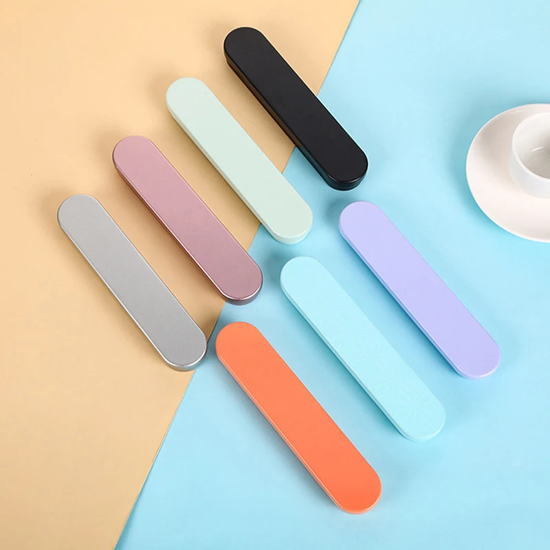 Fountain Pen Box Metal Pencil Case School Stationery Box For