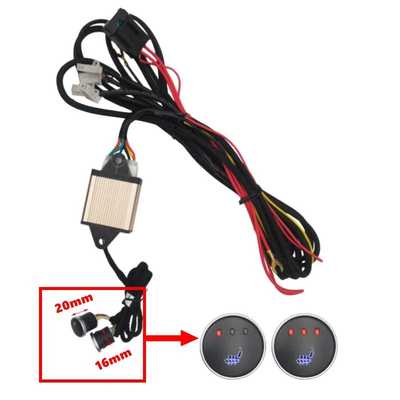 4 шт. универсальная автомобильная грелка из сплава встроенный обогреватель