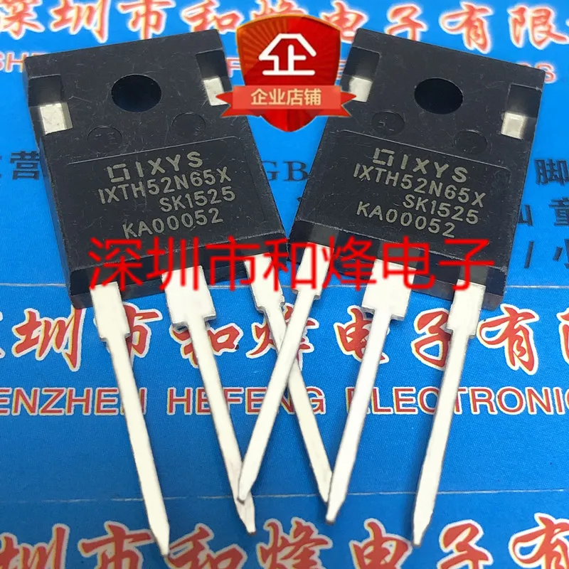 

5PCS-10PCS IXTH52N65X TO-247 650V 52A NEW AND ORIGINAL ON STOCK