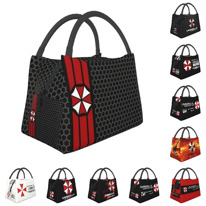 

Изолированные ланч-сумки с зонтиками для женщин, портативный термоохладитель с фильмом «ужасы» для экшн-фильмов, пляжный дорожный обеденны...