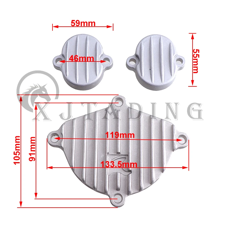 

Головка блока цилиндров двигателя мотоцикла, левая крышка, крышка клапана для YX150 160 Yinxiang 150cc 160cc, аксессуары для мотокросса