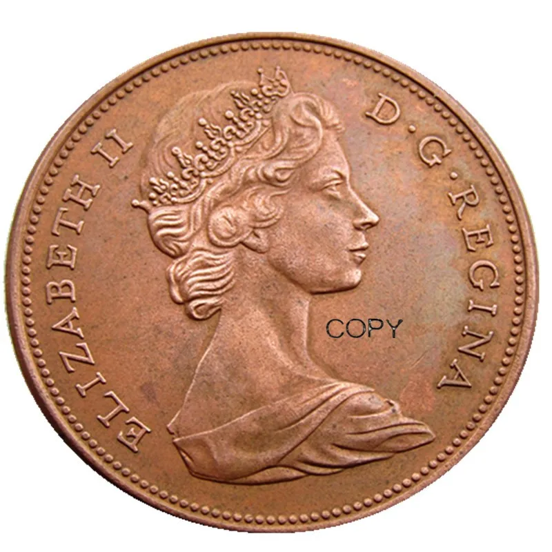 

Медные копии монет Канада 1 доллар 1967