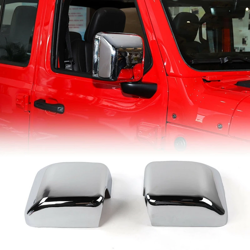 

Чехол для автомобильного внешнего бокового зеркала для Jeep Wrangler JL JLU 2018 +