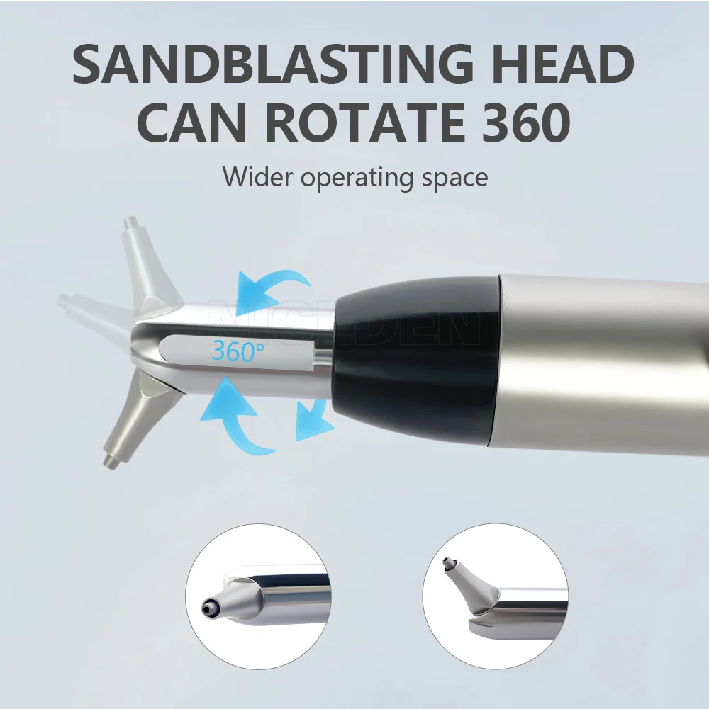 НОВЫЙ стоматологический микробластер из оксида алюминия с распылителем воды