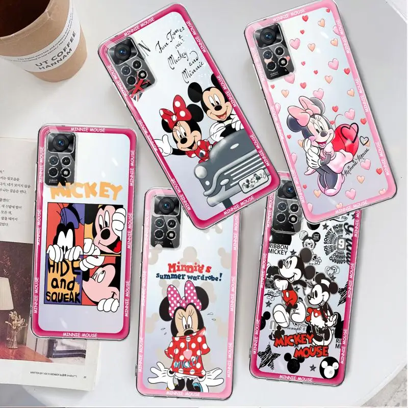 

For Xiaomi Redmi Note 9S 9 10C 9A 11 9C 10 Pro K40 8T 8 7A 8T Sweet Minnie Mouse Cellphone Case