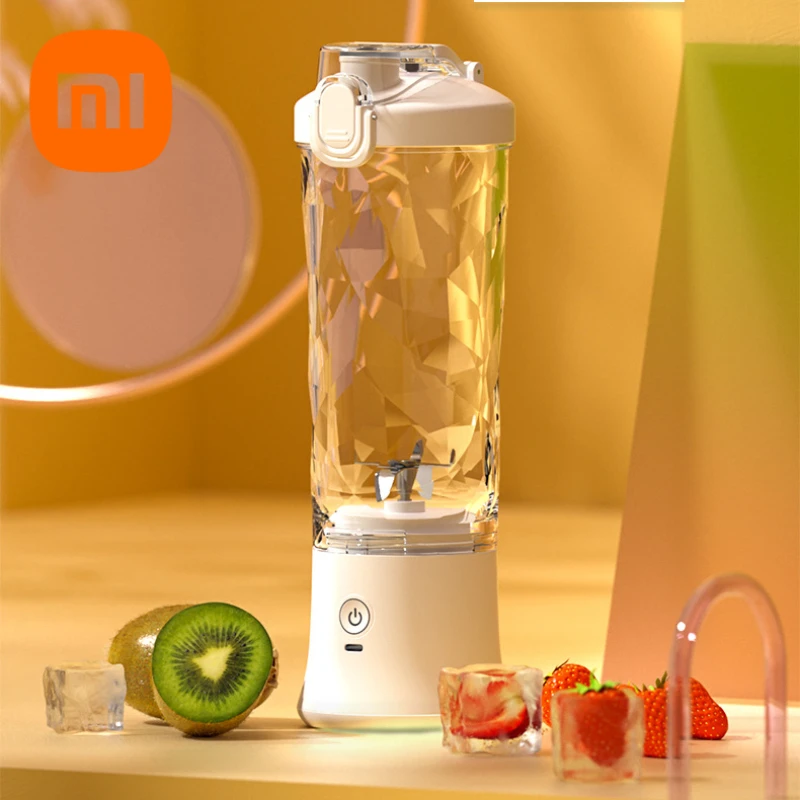 Xiaomi Mijia New Portable Juicer Multifunctional USB Rechargeable Large-capacity Juice Cup Smoothie Blender