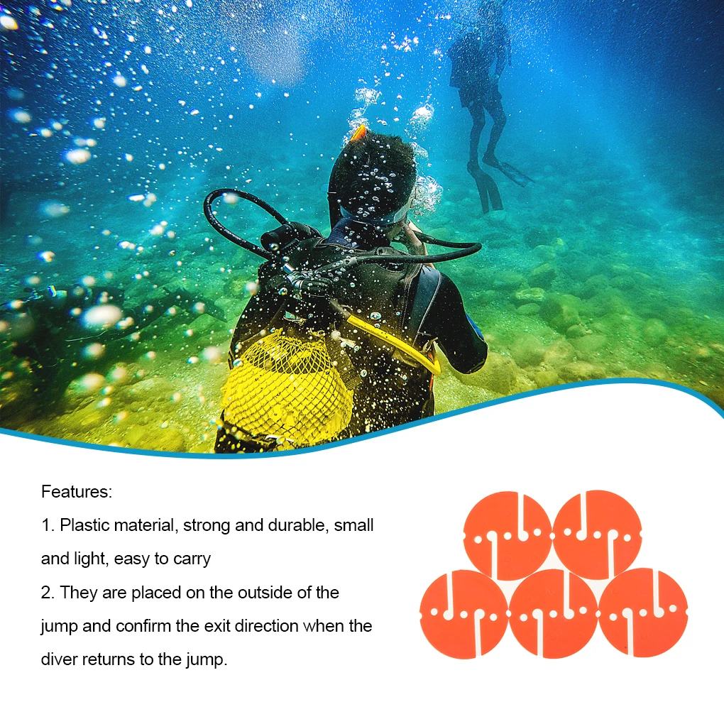 

5pcs Logos Plastic Safe Signal Sign Universal for Scuba Underwater