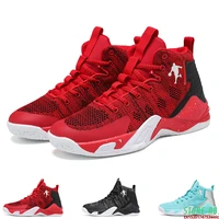 fashion basketball shoes men sneakers high top red basketball shoes women 2021 new release confortable quality basket nonslip